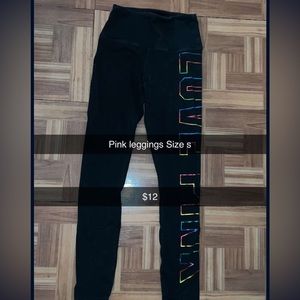 Size s leggings from pink